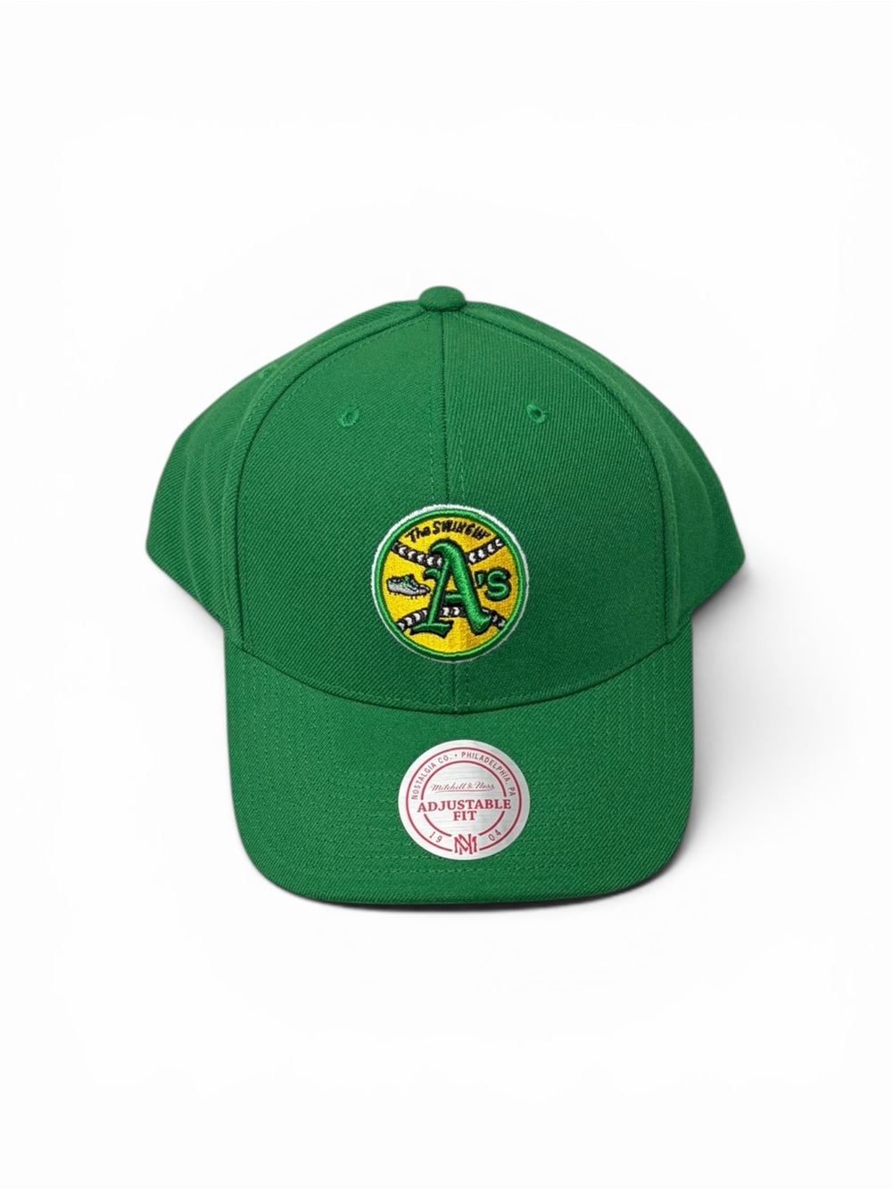 Oakland Athletics Mitchell & Ness Logo SnapBack Adjustable Hat Cap